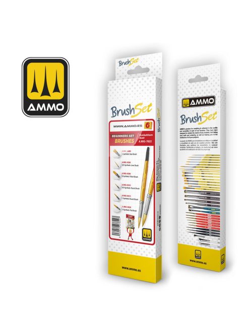 AMMO by MIG Jimenez - Beginners Set - Brushes