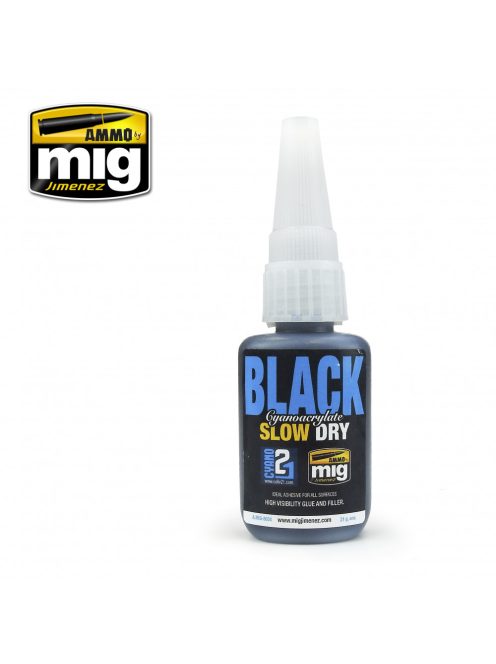 AMMO - Black Cyanoacrylate Slow Dry