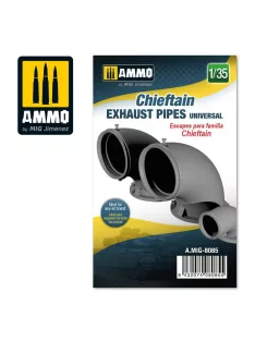 AMMO by MIG Jimenez - Chieftain exhaust pipes universal