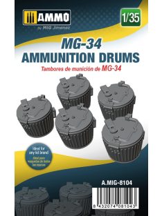 AMMO by MIG Jimenez - 1/35 MG-34 Ammunition Drums