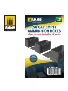 AMMO by MIG Jimenez - .50 cal Empty Ammunition Boxes