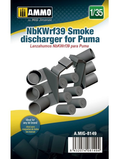 AMMO by MIG Jimenez - 1/35 NbKWrf 39 Smoke Discharger for Puma