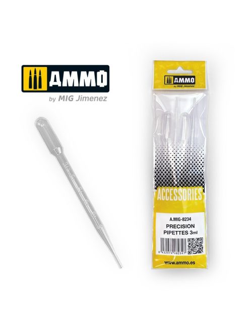 AMMO - Large Pipettes 3Ml (0.1 Oz) – 4 Pcs