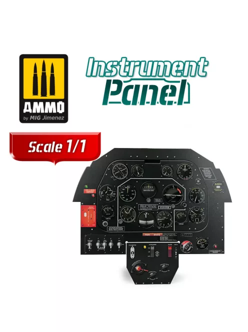 AMMO by MIG Jimenez - North-Amer. P-51B Mustang - Instrument Panel  1/1