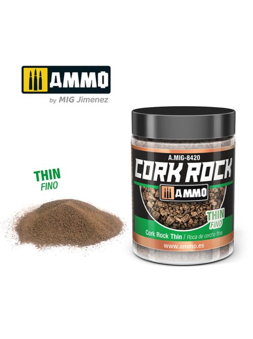 AMMO - CREATE CORK Cork Rock Thin (Jar 100mL)