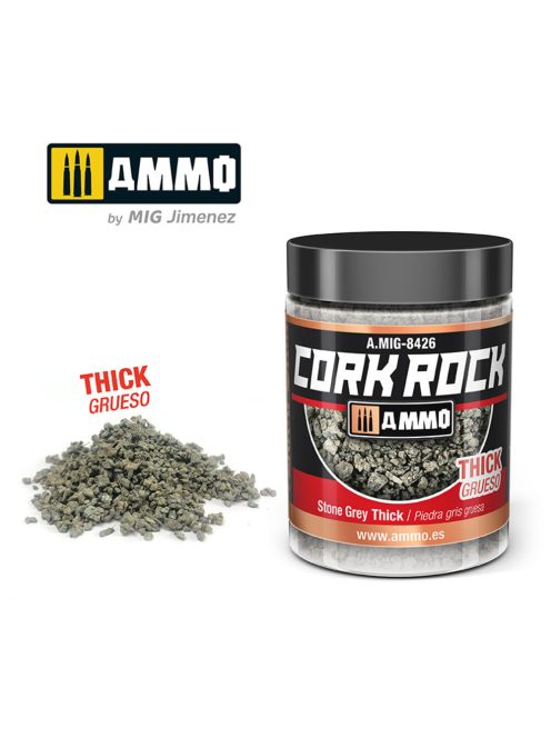 AMMO - CREATE CORK Stone Grey Thick (Jar 100mL)