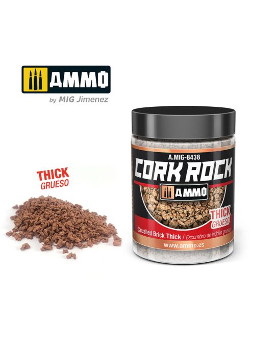 AMMO - CREATE CORK Crushed Brick Thick (Jar 100mL)