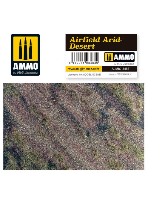 AMMO by MIG Jimenez - Airfield Arid-Desert Scenic Mats (245 mm x 245 mm)