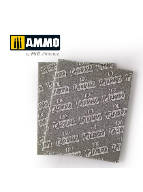 AMMO - Sanding Sponge Sheet (100) – 2 Pcs.