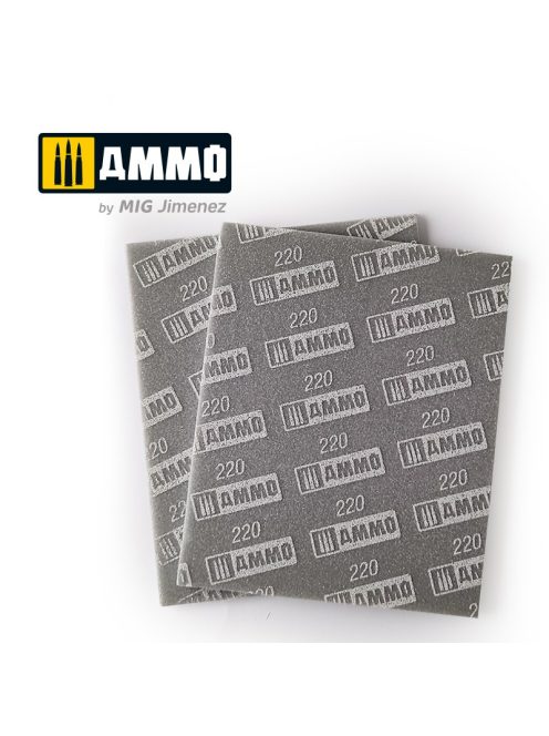 AMMO - Sanding Sponge Sheet (220) – 2 Pcs.