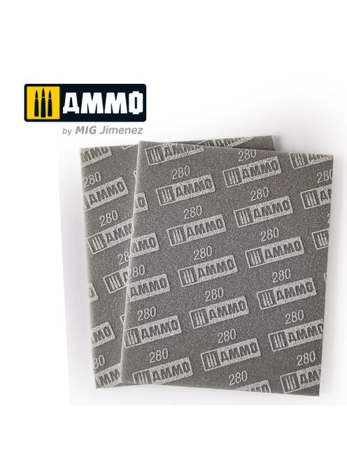 AMMO - Sanding Sponge Sheet (280) – 2 Pcs.