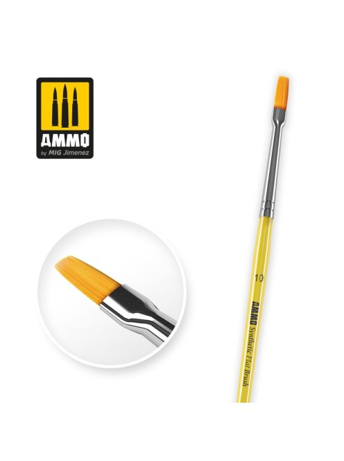 AMMO - 10 Synthetic Flat Brush
