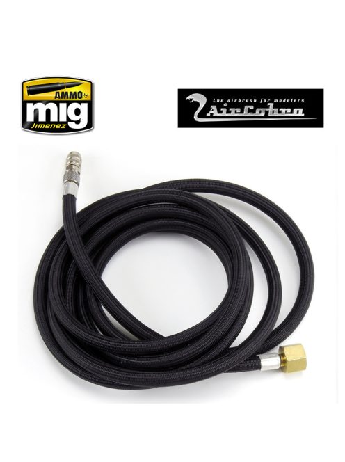AMMO by MIG Jimenez - 8 foot quick dis-connect braided air hose