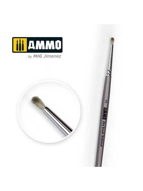 AMMO - 2 Drybrush Technical Brush