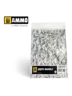 AMMO - White Marble. Sheet of Marble - 2 pcs