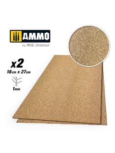 AMMO - CREATE CORK Fine Grain (1mm) - 2 pcs.