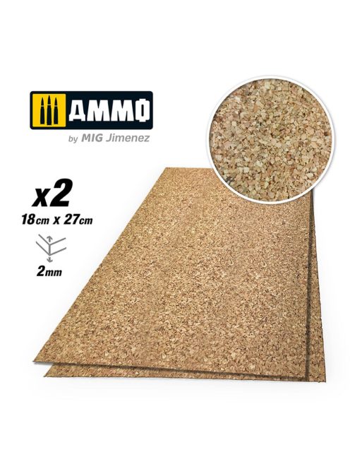 AMMO - CREATE CORK Medium Grain (2mm) - 2 pcs.
