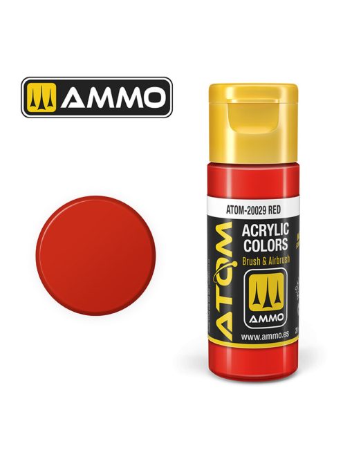 AMMO - ATOM COLOR Scarlet Red