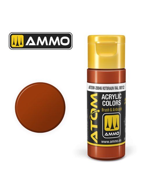 AMMO - ATOM COLOR Rotbraun RAL 8012