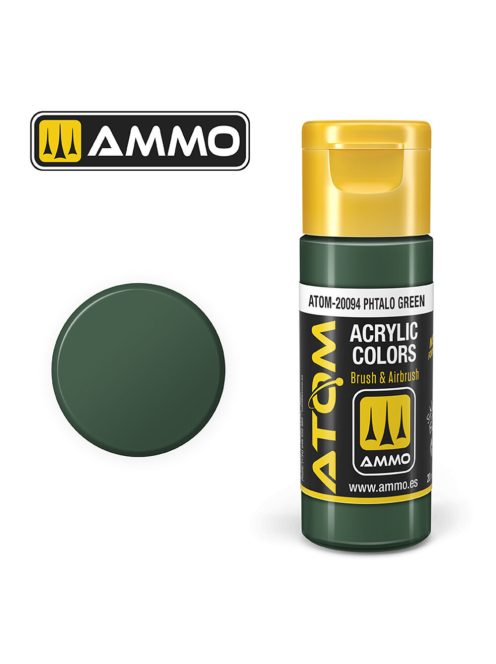 AMMO - ATOM COLOR Phtalo green