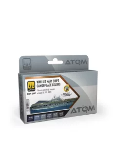   AMMO by MIG Jimenez - ATOM U.S. Navy Ships WWII Camouflage Colors Set