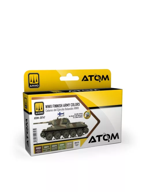 AMMO by MIG Jimenez - ATOM WWII Finnish Army Colors Set