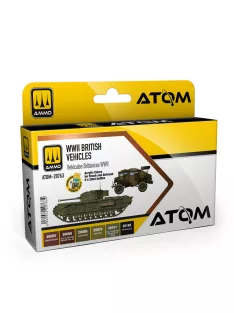 AMMO by MIG Jimenez - ATOM WWII British Vehicles Set