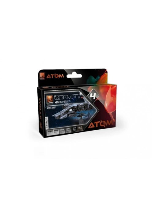AMMO by MIG Jimenez - ATOM Gravity Set 5 - Grey - 6x 20ml