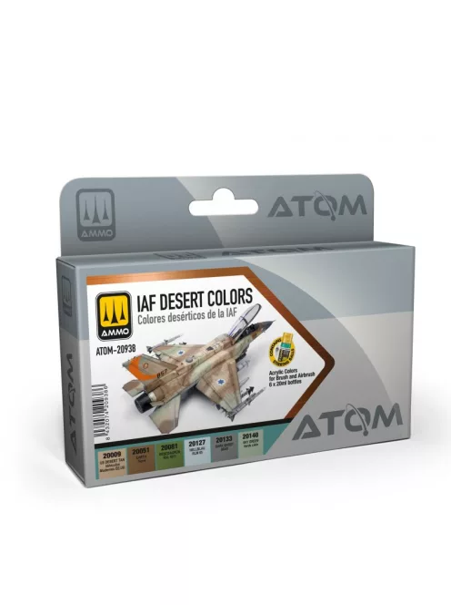 AMMO by MIG Jimenez - ATOM IAF Desert Colors Set