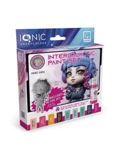   AMMO by MIG Jimenez - IONIC Intergalactic Paint Neko Galaxy Set - 9 Ionic Smart acrylic colors + 1 exclusive chibi from Ne