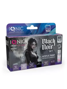 AMMO by MIG Jimenez - IONIC COLORS Black Noir Set