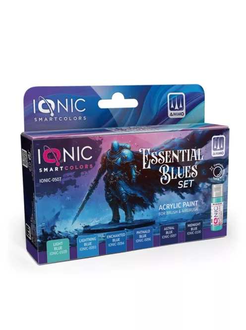 AMMO by MIG Jimenez - IONIC Essential Blues Set - 6 Ionic Smart acrylic colors