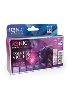   AMMO by MIG Jimenez - IONIC Essential Violets Set - 6 Ionic Smart acrylic colors