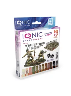   AMMO by MIG Jimenez - WWII British & Commonwealth Uniforms - 12 Ionic Smart acrylic colors