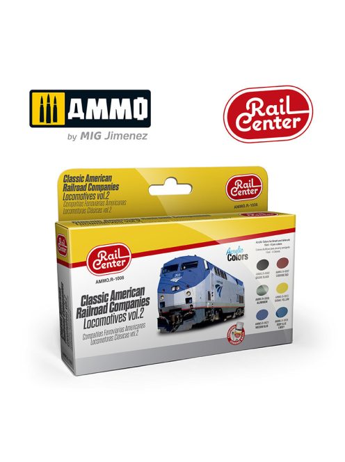 AMMO - Ammo Rail Center - Classic American Railroad Companies. Locomotives Vol.2