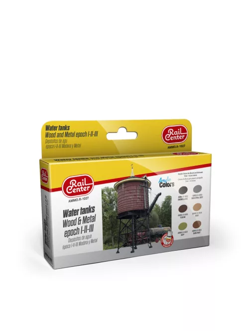 AMMO by MIG Jimenez - Rail Center - Water tanks Wood & Metal epoch I-II-III