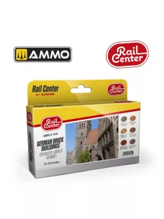 AMMO by MIG Jimenez - RAIL CENTER German Brick Buildings SET