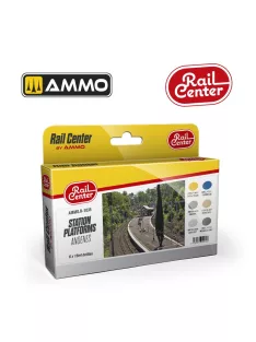 AMMO by MIG Jimenez - RAIL CENTER Station Platforms SET