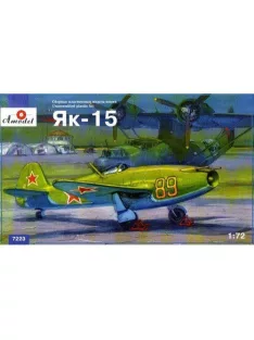   Amodel - Yakovlev Yak-15 Soviet jet fighter.Relea Limited quantity