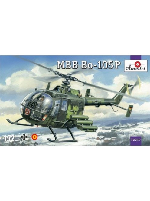 Amodel - MBB Bo-105P helicopter, military version