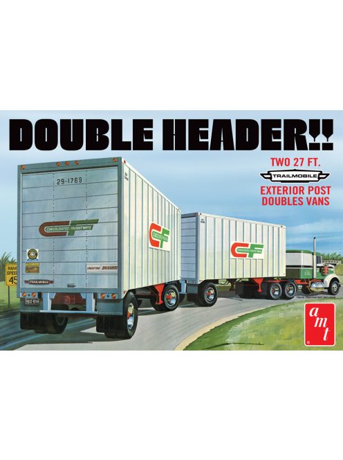 AMT - "Double Header" Tandem Van Trailers