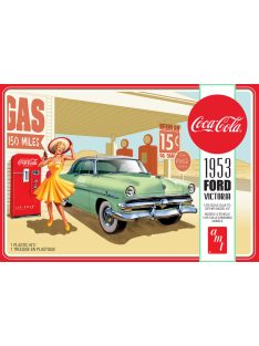AMT - 1953 Ford Victoria Hardtop w/Coca-Cola Machine