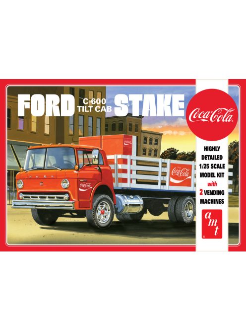 AMT - Ford C600 Stake Bed w/Coca-Cola Machines