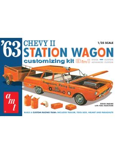 AMT - 1963 Chevy II Station Wagon w/Trailer