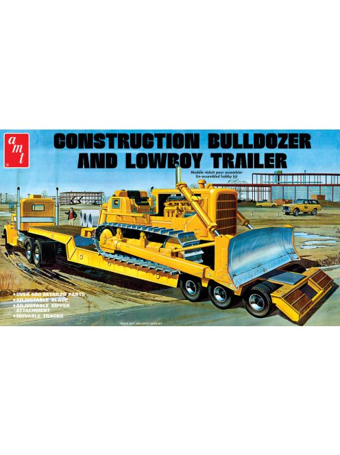 AMT - Lowboy Trailer & Bulldozer Combo