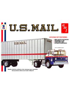 AMT - Ford C600 US Mail Truck w/USPS Trailer