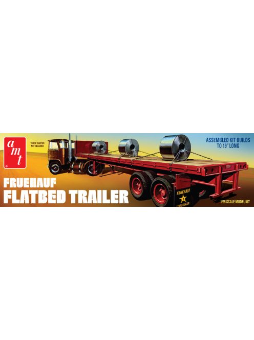 AMT - 1:25 Fruehauf Flatbed Trailer