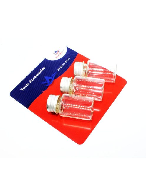 AmazingArt - Glass Bottles 15Ml 3 Pcs