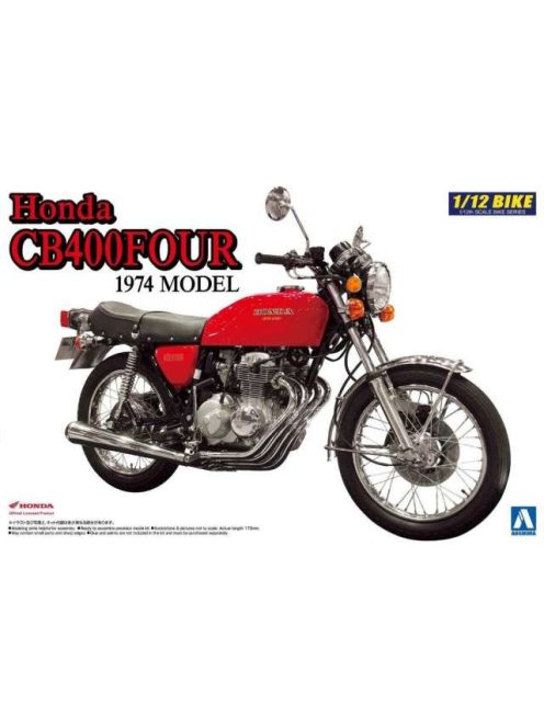 Aoshima - 1/12 1974 Honda CB400Four, plastic modelkit