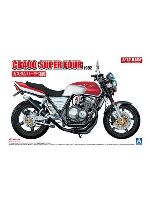 Aoshima - 1/12 Honda CB400SF with custom parts, plastic modelkit